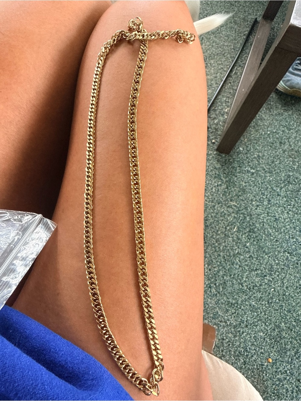 Gold Chain Necklace for Women - Classic Curb Link